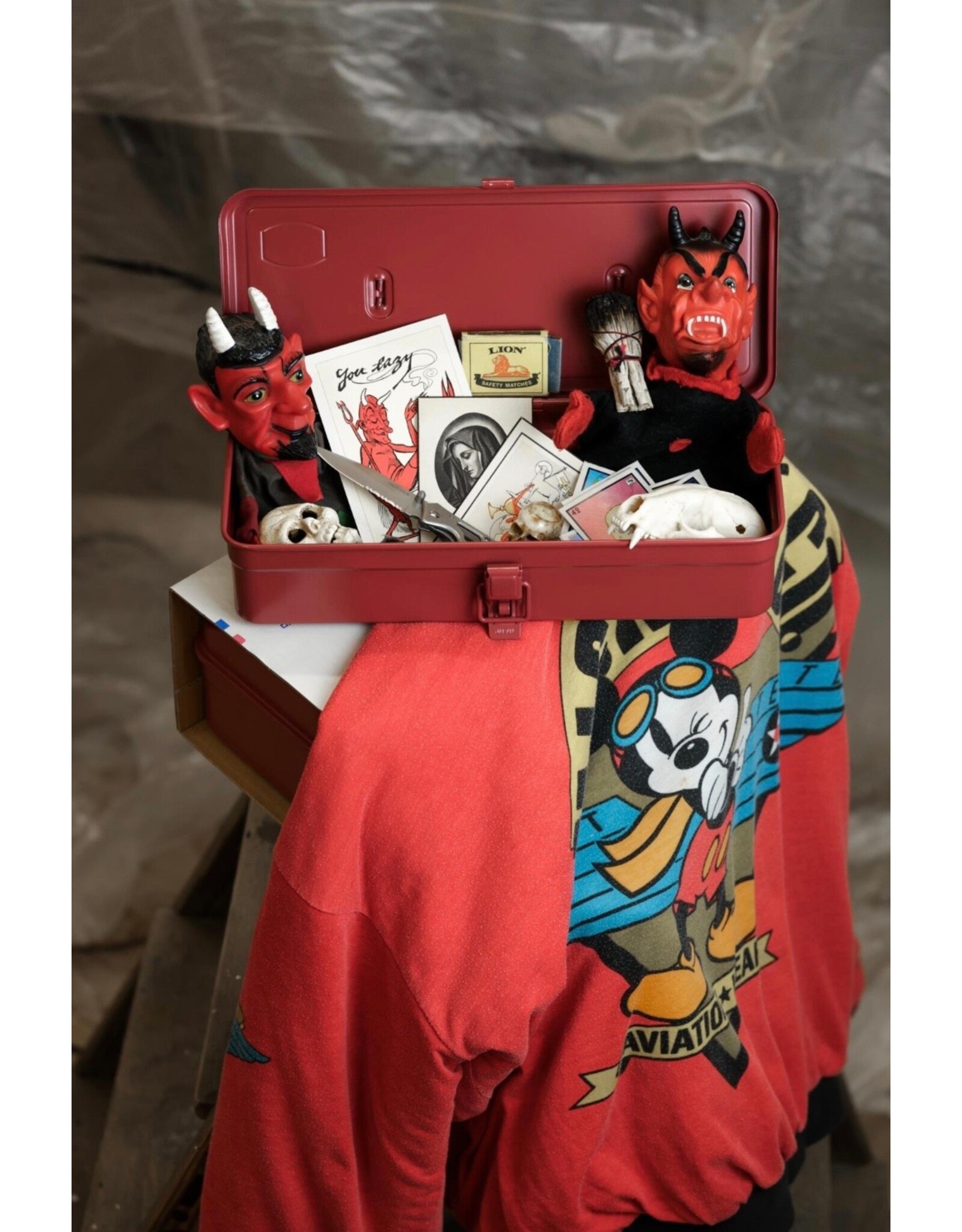 Toyo steel Tool box T-320 - Rood RW limited edition