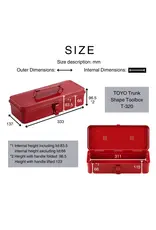 Toyo steel Tool box T-320 living Coral