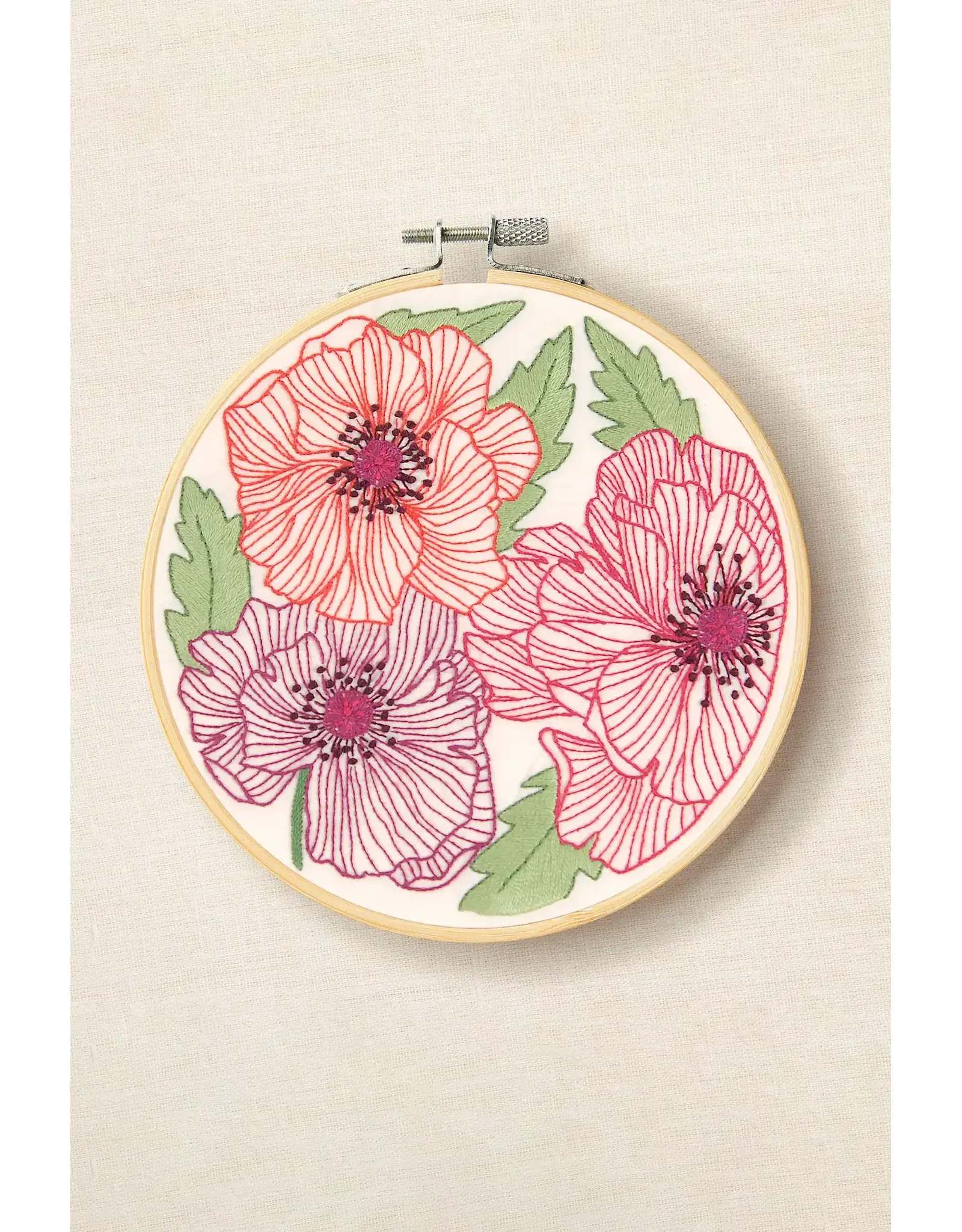 DMC Borduurkit - klaprozen