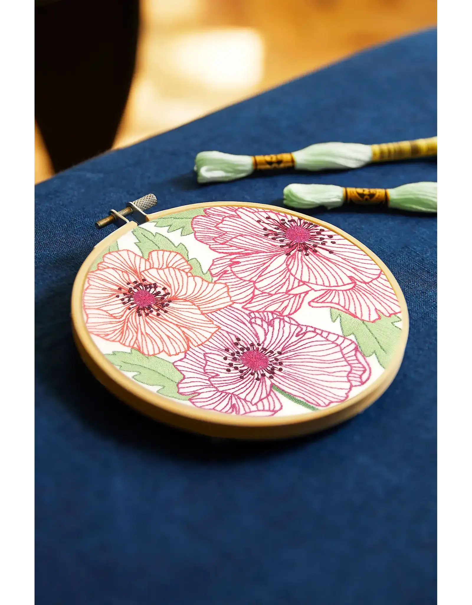 DMC Borduurkit - klaprozen