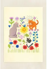 DMC Kruissteekkit - katten in het veld