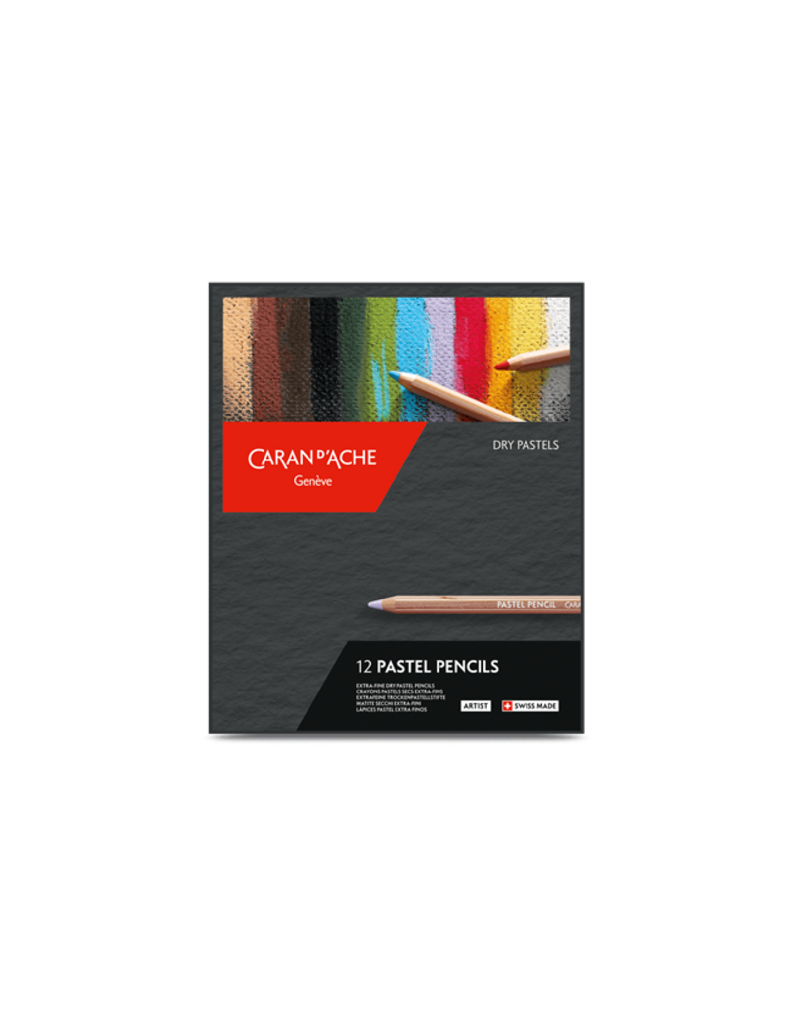 Caran d’Ache Pastel potloden doos 12 kleuren