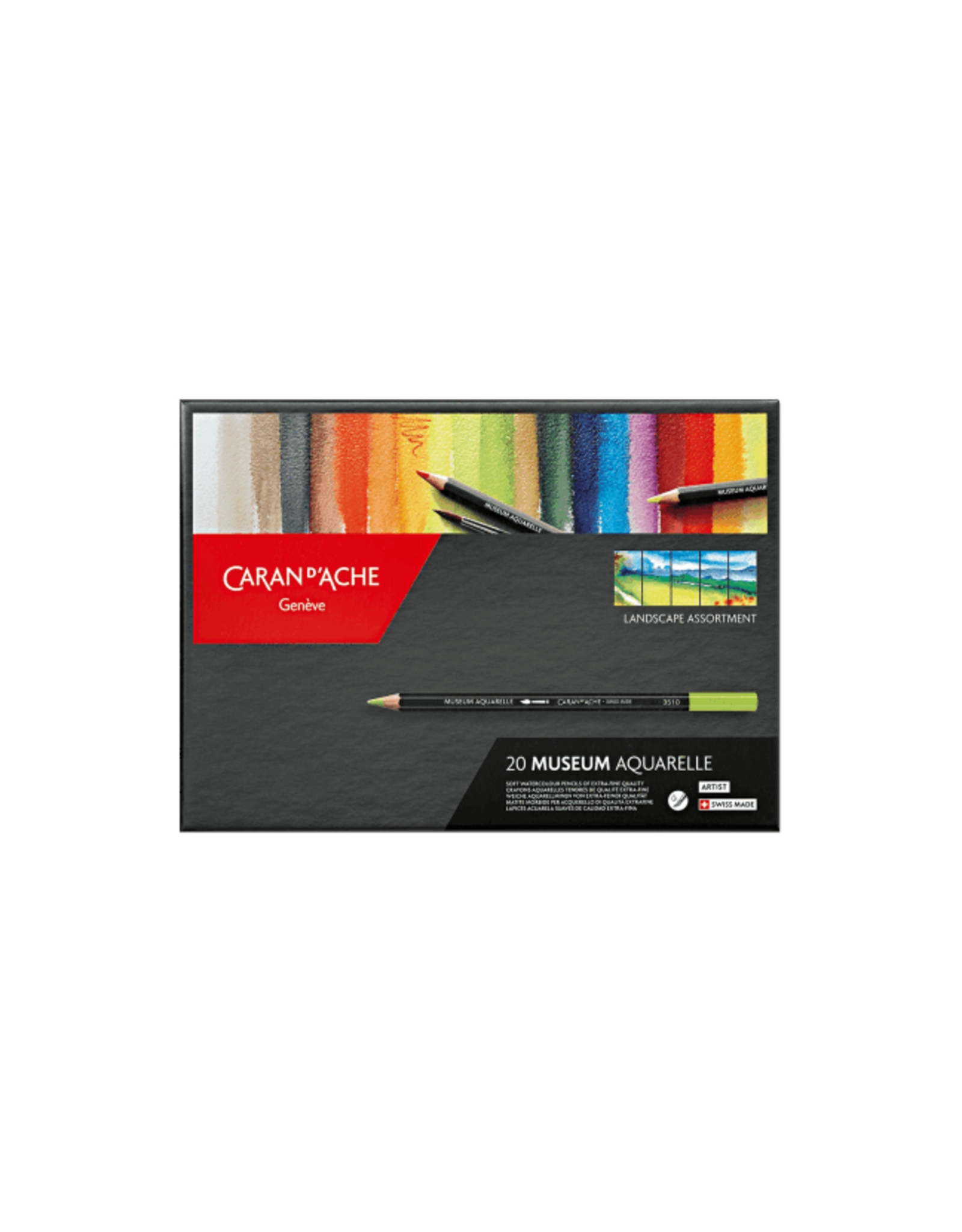 Caran d’Ache Museum aquarelle doos 20 kleuren landscape