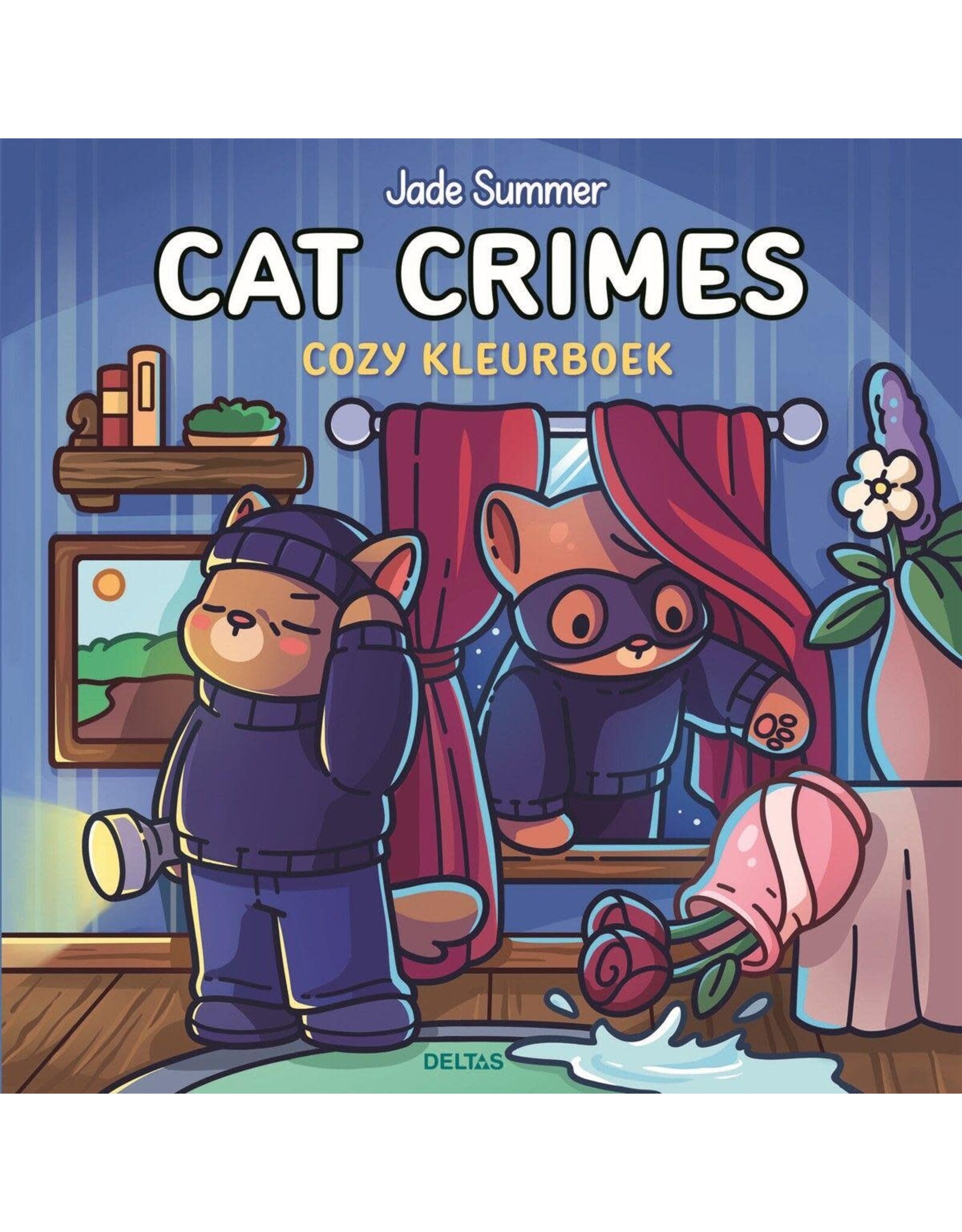 Deltas Cozy kleurboek - Jade summer - cat crimes