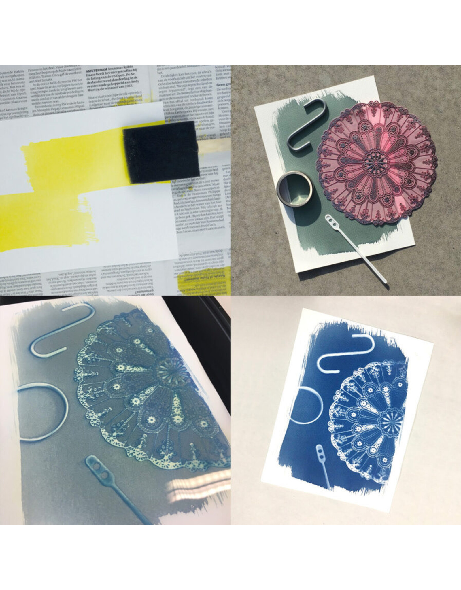 PAR Cyanotype kit poskaarten