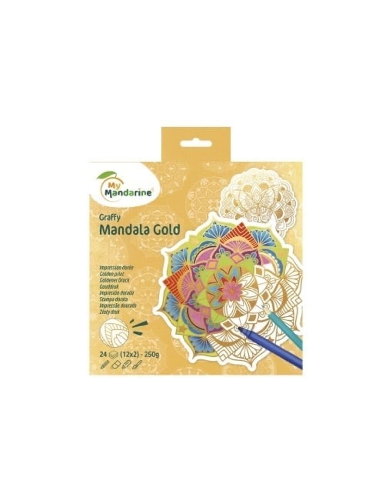 Avenue Mandarine Mandala gouddruk