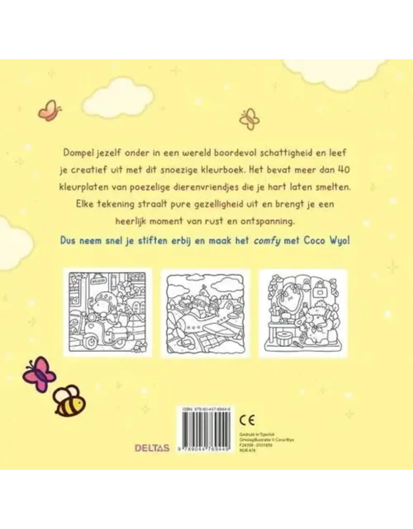 Boek - cozy / comfy kleurboek