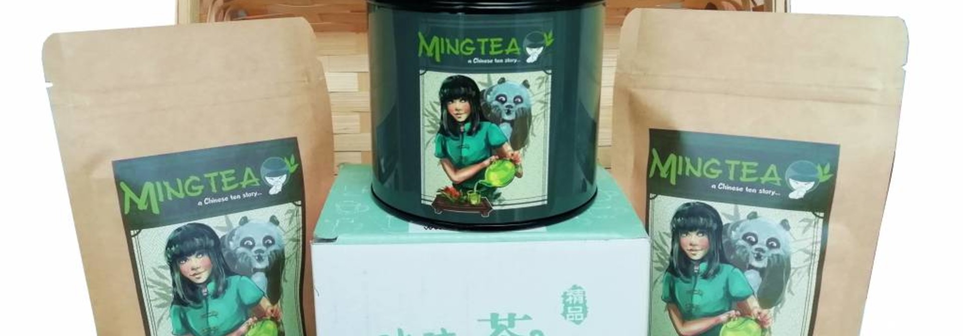 Coffret cadeau panier cellophane: Thé Détox