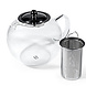 12 Theebloemen + Theepot metalen filter 950ml 12 Theebloemen + Theepot metalen filter 950ml
