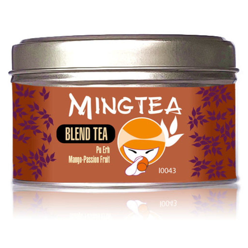 Pu Erh Mango und Passionsfrucht Tee mit natürlichem Aroma