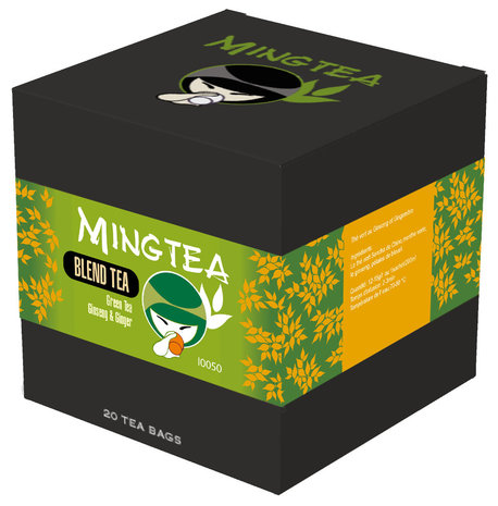 Grüner Tee Ginseng & Ginger - 20 Pyramiden beutel