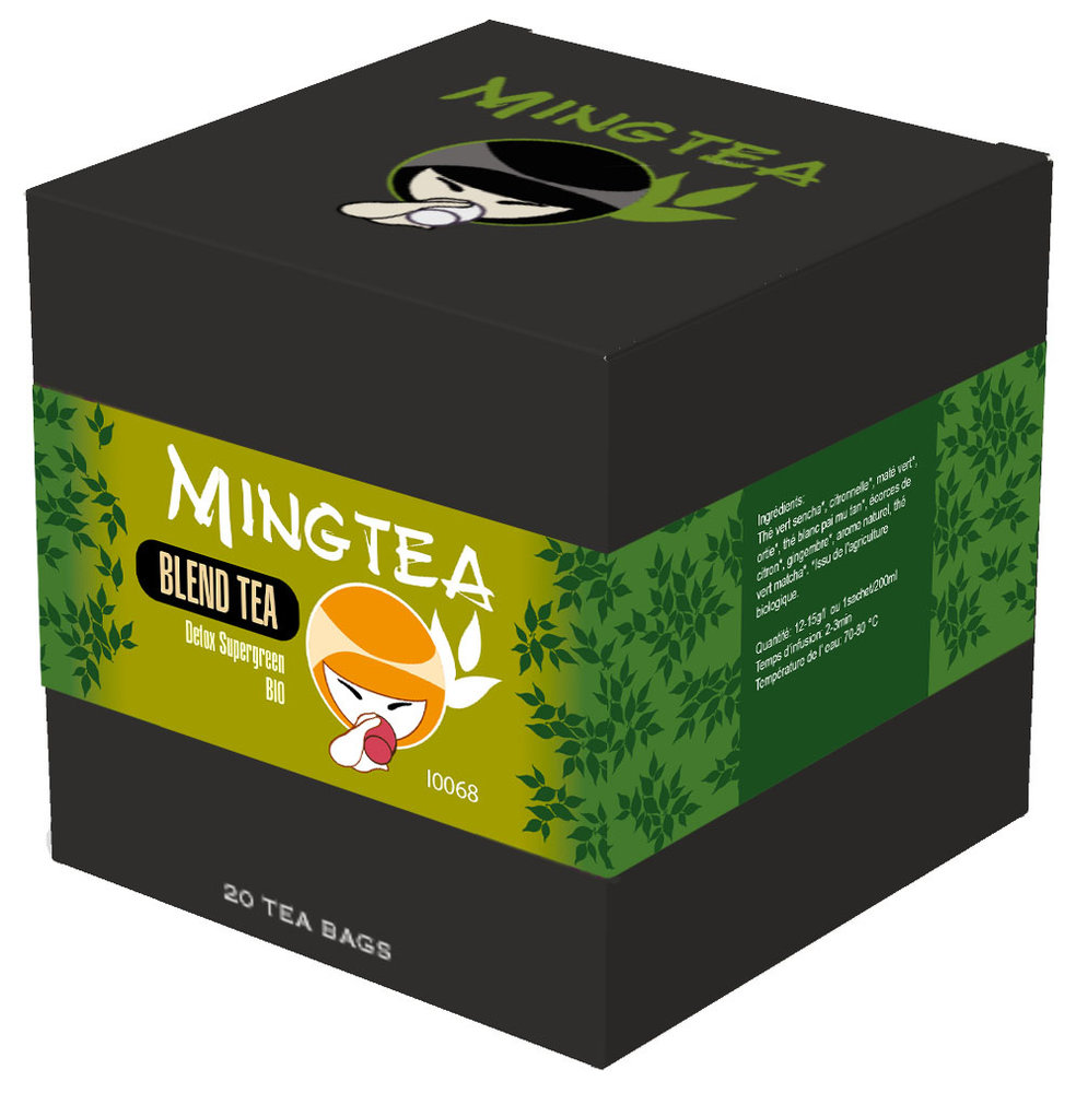 Détox Supergreen BIO - 20 Sachets Pyramid Détox Supergreen BIO - 20 Sachets Pyramid