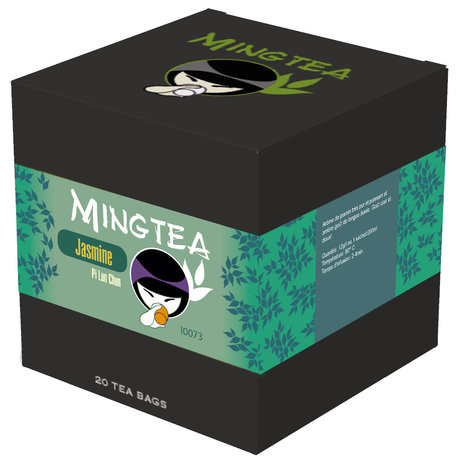 Groene thee Jasmine Pi Luo Chun  - 20 Piramide zakjes