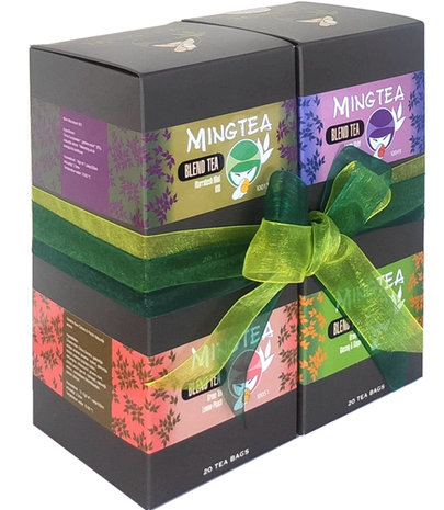Mingtea Selection N°1 - 4 x 20 Sachets Pyramid
