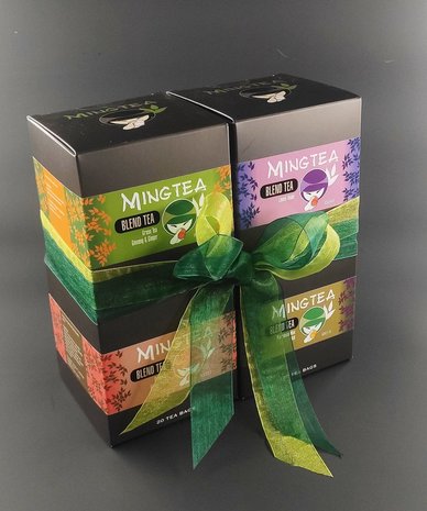 Mingtea Selection N°1 - 4 x  20 Pyramiden beutel Mingtea Selection N°1 - 4 x  20 Pyramiden beutel