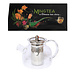 12 Theebloemen + Theepot metalen filter1L 12 Theebloemen + Theepot metalen filter1L