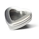 Blechdose in Herzform mit Fenster Blechdose in Herzform mit Fenster