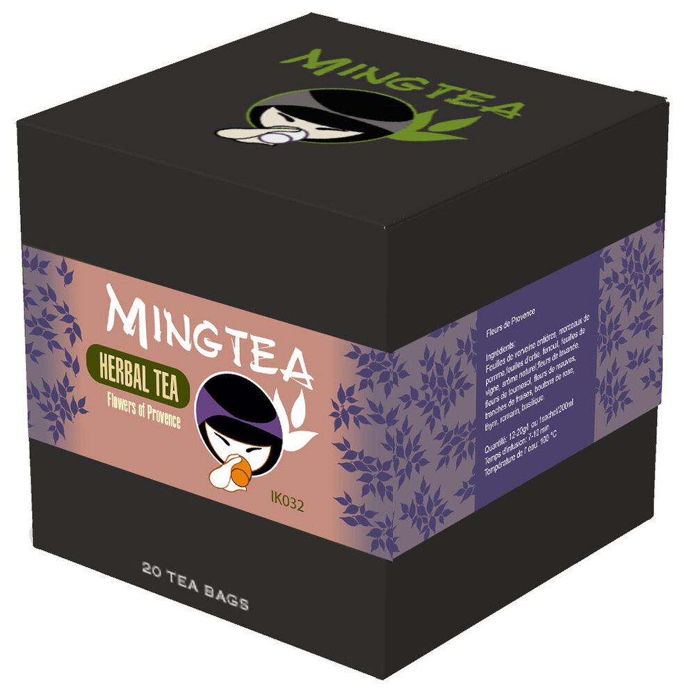 Kräutertee : Blumen der Provence, - 20 Pyramiden beutel Kräutertee : Blumen der Provence, - 20 Pyramiden beutel