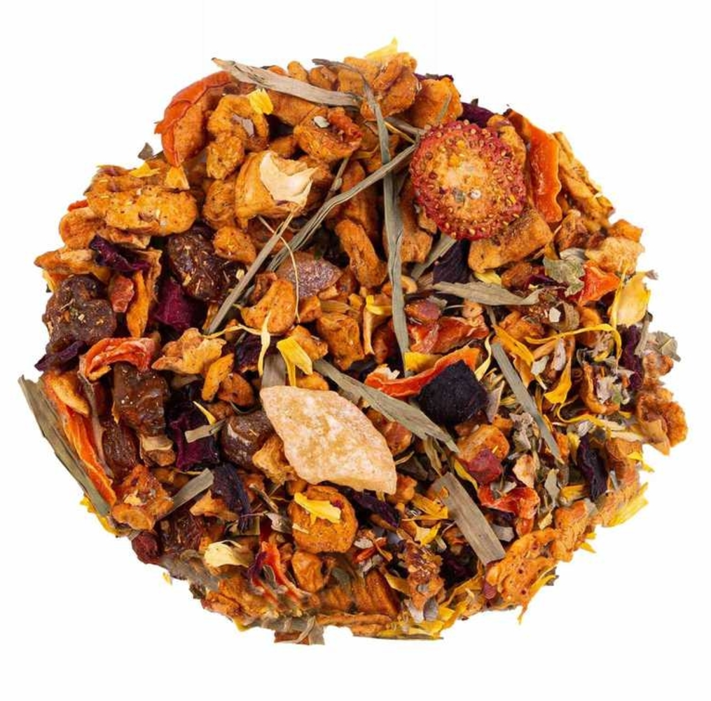 Fruit melange Bamboe - Perzik - Wilde aardbei Fruit melange Bamboe - Perzik - Wilde aardbei