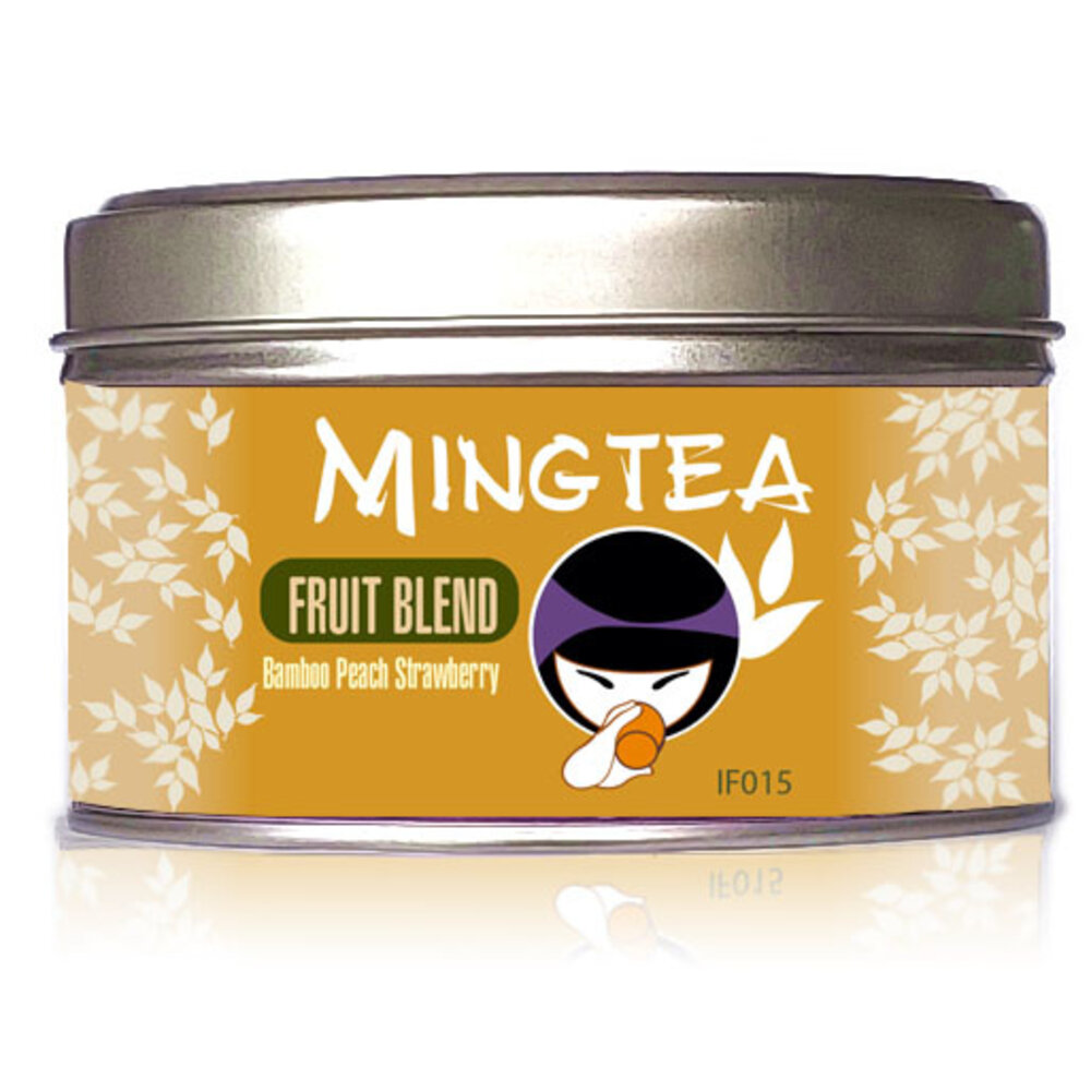 Fruit melange Bamboe - Perzik - Wilde aardbei Fruit melange Bamboe - Perzik - Wilde aardbei