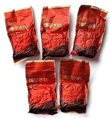 5 x Brick Oolong Thee - Zhang Ping Shui Xian 5 x Brick Oolong Thee - Zhang Ping Shui Xian