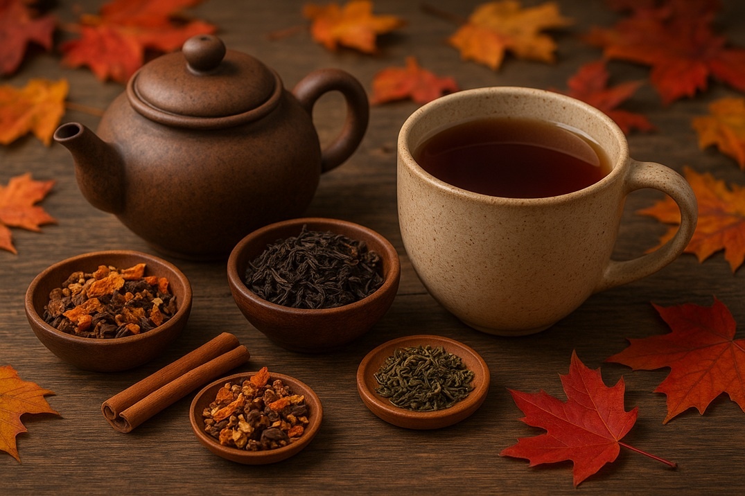 Top 5 Herfsttheeën om je warm te houden Top 5 Herfsttheeën om je warm te houden