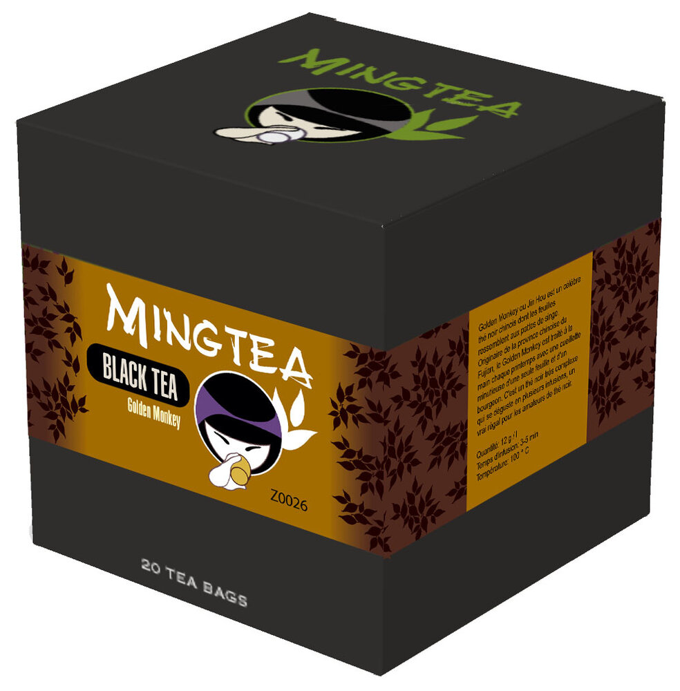 Thé noir Yunnan Golden Monkey- 20 Sachets Pyramid