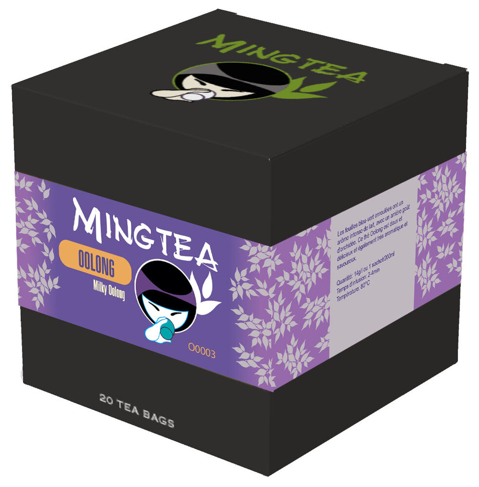 Milky Oolong Tee BIO- 20 Pyramiden beutel