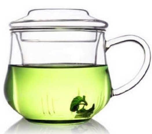 Teeglas mit Filter 400ml