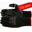 Superpro (120 Paar )  Naadloze Polyester handschoen met Nitrile coating maten ( 7-S ) en ( 10-XL )