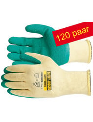 Safety Jogger® Constructor 120 Paar Katoen/Polyester met Latex grip coating (7- S  ) t/m (11- XXL )