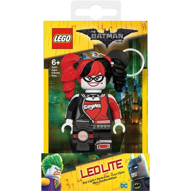 Lego Batman Movie Mini-Flashlight with Keychains Harley Quinn