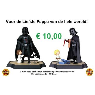 The Movie Store Cadeaubon voor je Vader € 10,00