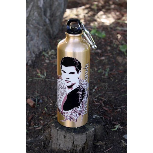 Twilight Breaking Dawn Water Bottle with Carabiner Clip Jacob Ferns