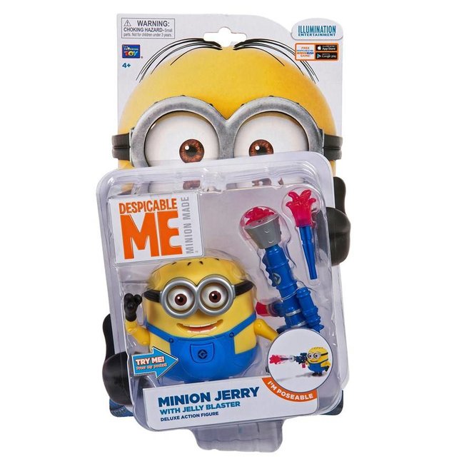 Despicable Me 2 Minion Jerry Jelly Dart Blaster Action Figure