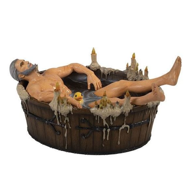 The Witcher 3 Wild Hunt Statue Geralt im Bad 9 cm