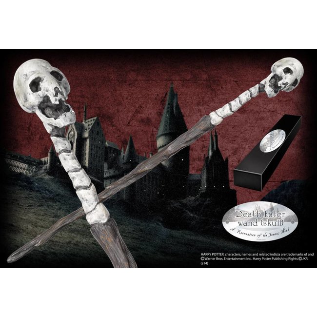 Harry Potter & the Deathly Hallows Death Eater Wand skull