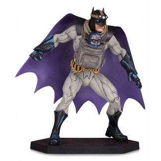 DC Direct Dark Nights: Metallstatue Batman mit Darkseid Baby 15 cm