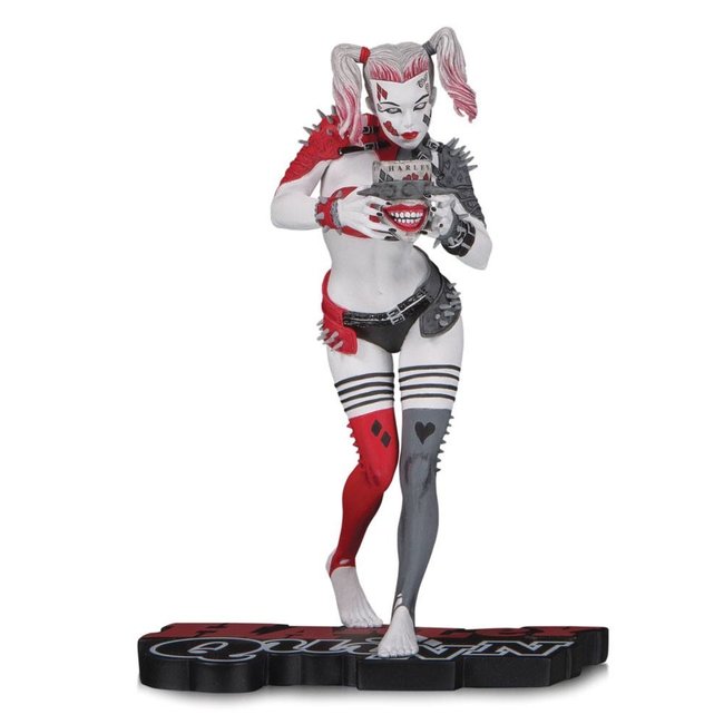 DC Comics Red, White & Black Statue Harley Quinn by Greg Horn 16 cm