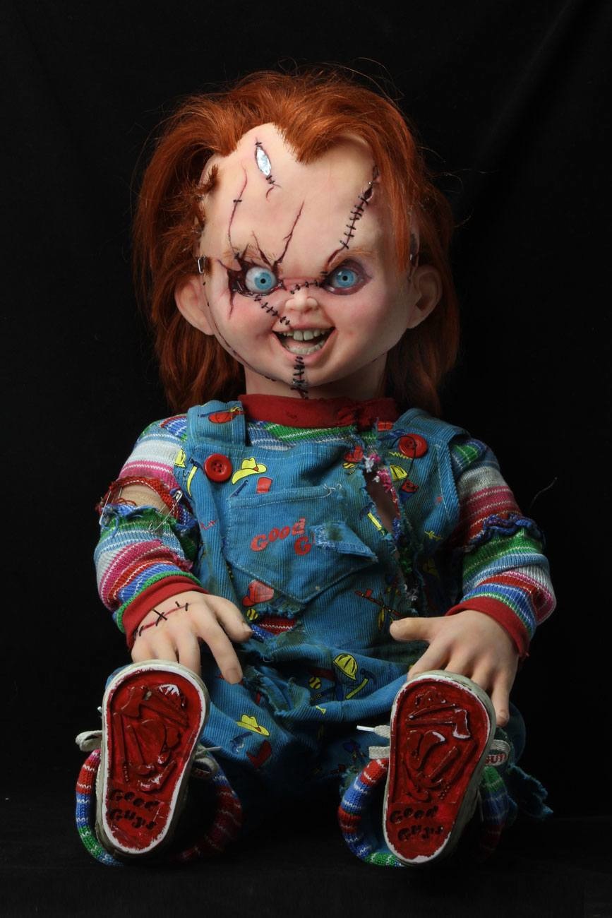 Bride of Chucky Prop Replica 1/1 Chucky Doll 76 cm - The Movie Store