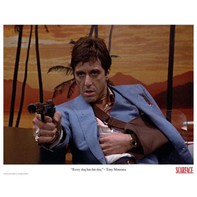 Scarface Lithograph Set of 5 (35 x 28 cm)