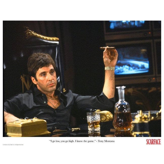 Scarface Lithograph Set of 5 (35 x 28 cm)