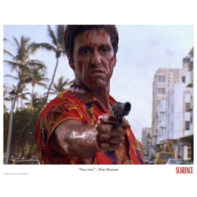 Scarface Lithograph Set of 5 (35 x 28 cm)