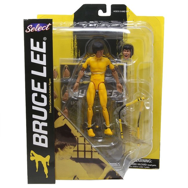 Bruce Lee Select Action Figure Yellow Jumpsuit 18 cm