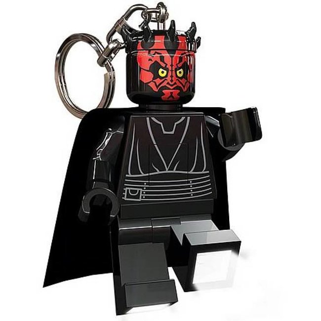 Lego Darth Maul Mini-Flashlight with Keychains