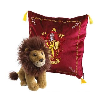 Noble Collection Harry Potter Haus-Maskottchen-Kissen mit Plüschfigur Gryffindor