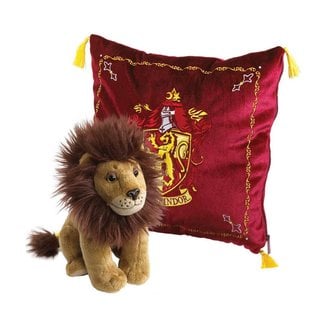 Noble Collection Harry Potter House Mascot Cushion with Plush Figure Gryffindor