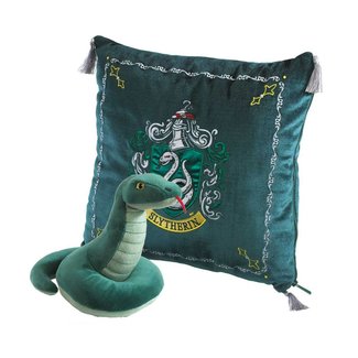 Noble Collection Harry Potter Haus-Maskottchen-Kissen mit Plüschfigur Slytherin