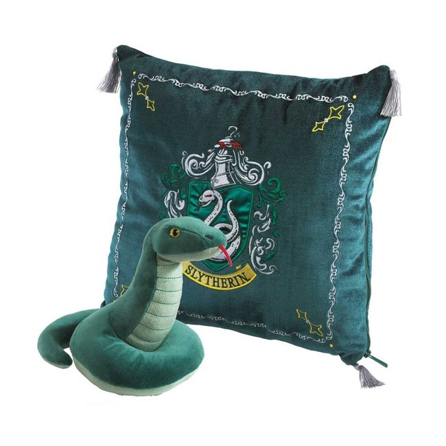 Harry Potter Haus-Maskottchen-Kissen mit Plüschfigur Slytherin