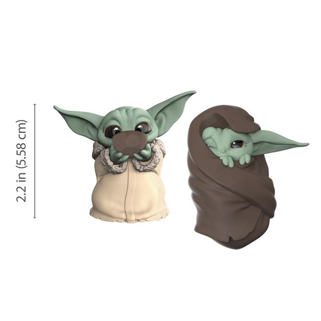 Hasbro Star Wars Mandalorian Bounty Collection Figure 2-Pack The Child Sipping Soup & Blanket-Wrapped